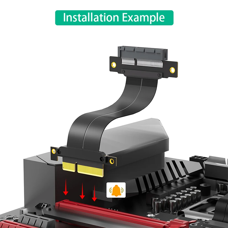 Przedłużacz PCI-E X4 do X4 PCI-E PCI Express 4.0 4X Riser Kabel Przedłużacz Konwerter Adapter Obsługa karty przechwytującej Karta SSD USB