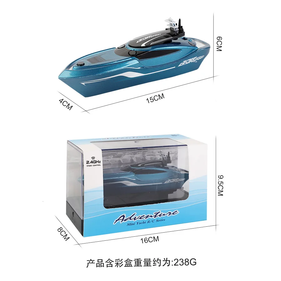 Mini draadloze afstandsbediening onderzeeër waterdichte simulatie speedboot onderzeeër model spatten speelgoed kindercadeau