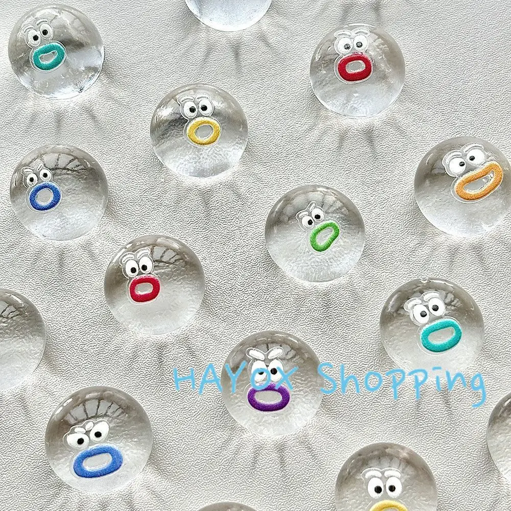 Handmade Squishy Mini Squeeze Transparent Toy,Soft Slow Rebound Sticky Squishy Cute and Funny Cartoon Design Bag Pendant