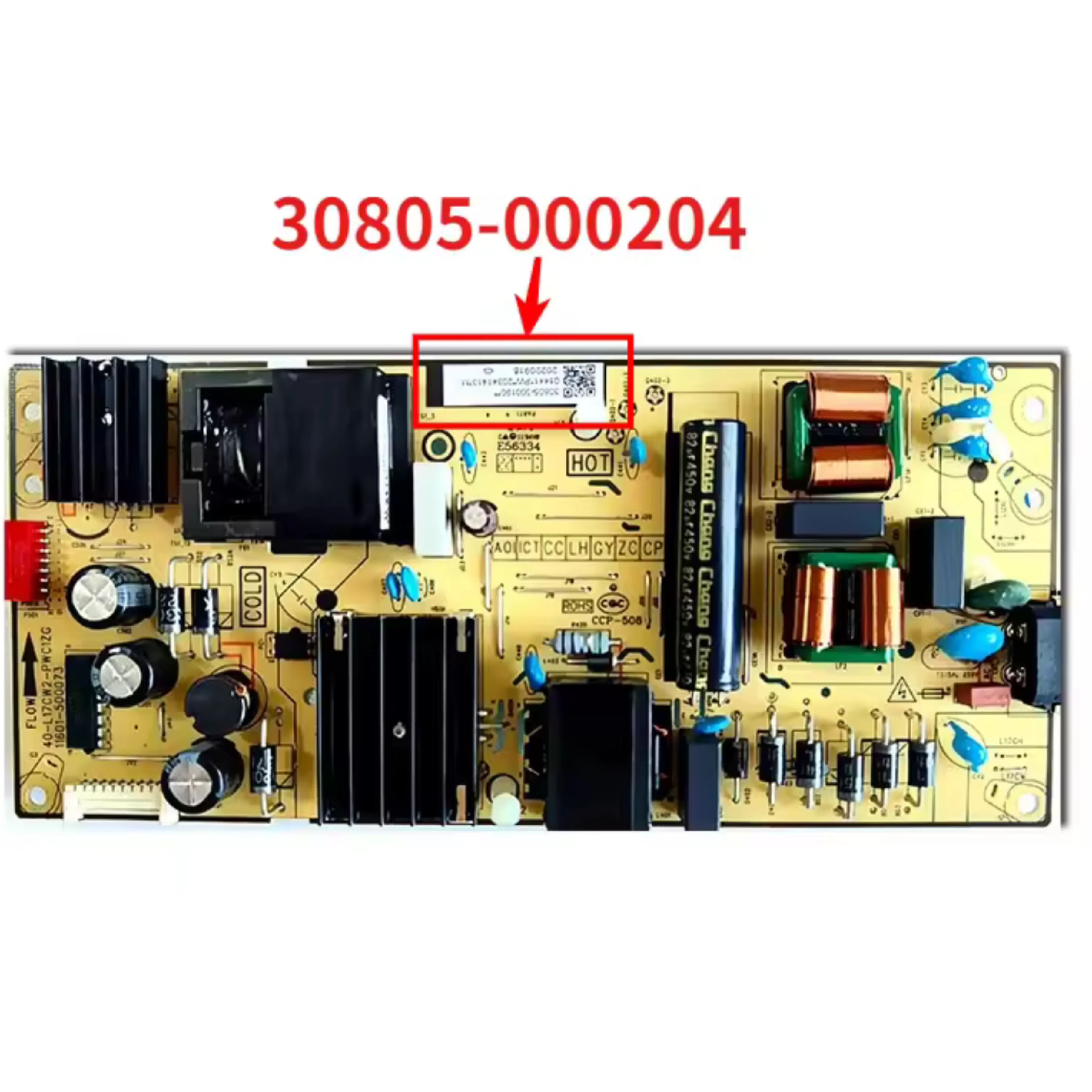 Oryginalna płyta zasilająca do telewizora TCL 65V8E 40-L17CW2-PWC1ZG 11601-500073 Akcesoria dostępne w magazynie 30805-000204 30805-000190 30805-000208 — zdjęcie produktu 2
