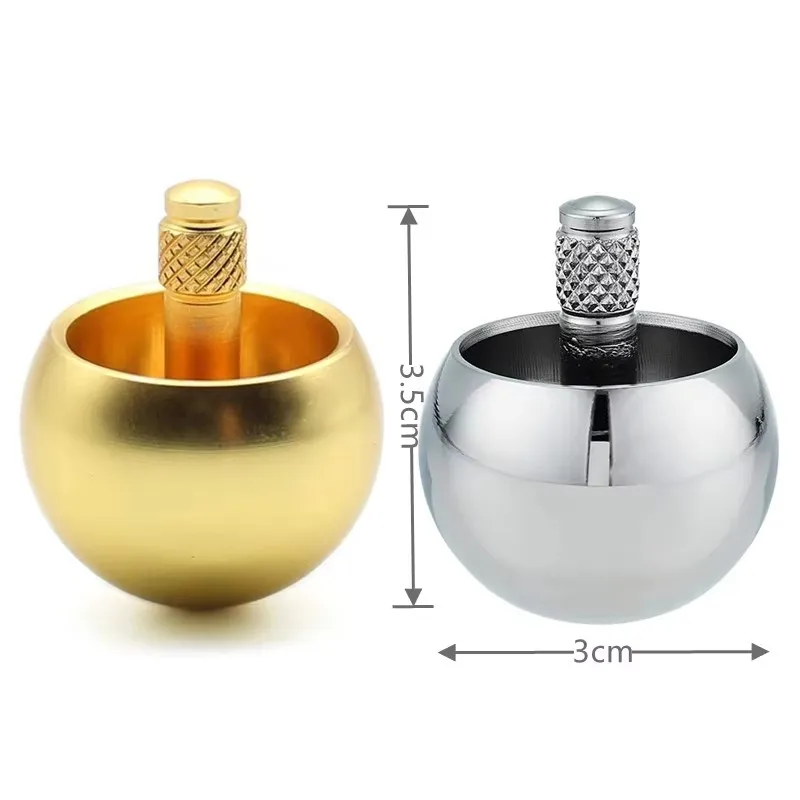 Cabeça de cogumelo metal giroscópio anel antiestresse para crianças simples ondulação fidgets mão spinner anti estresse popite anti-stress