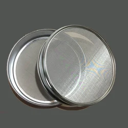 Iron Handmade Frame 304 Stainless Steel Mesh Flour Sifter Kitchen Baking Tools Professional Split Sample Inspection Standard