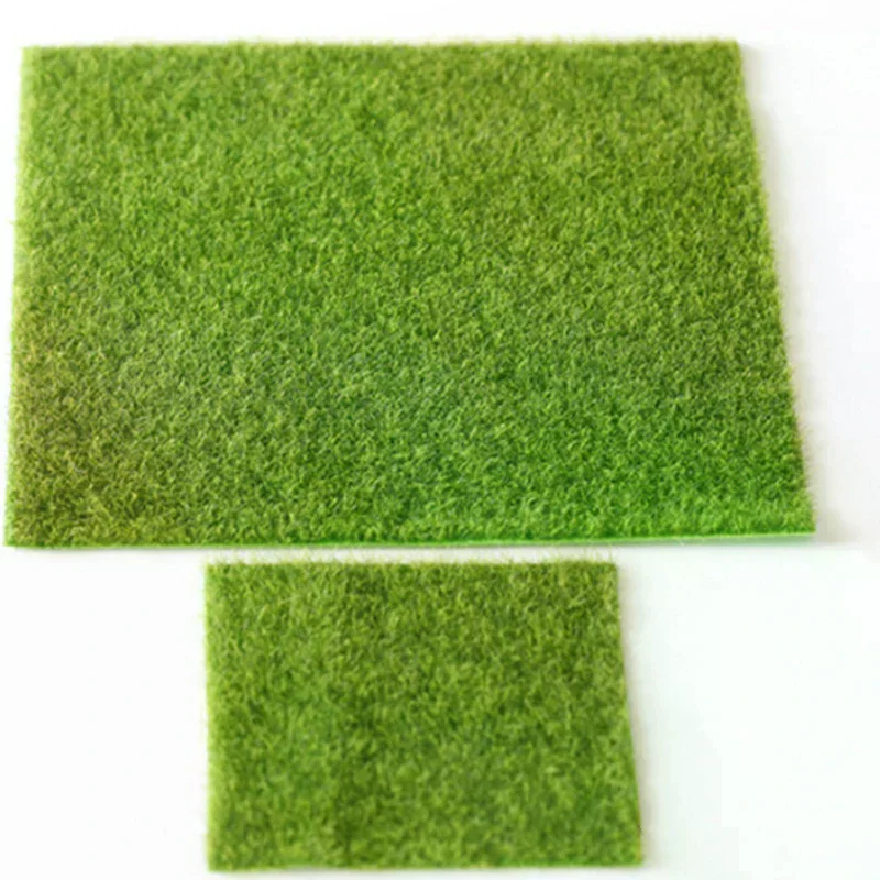 Mini Emulation Lawn Garden Ornament Lichen Craft Pot Fairy Dollhouse Decor DIY
