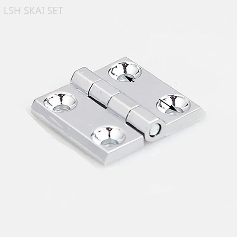 40/50/60mm Heavy Zinc Alloy Square Folding Hinge Surface Mounted Hinge Distribution Cabinet Industrial Power Cabinet Door Hinge