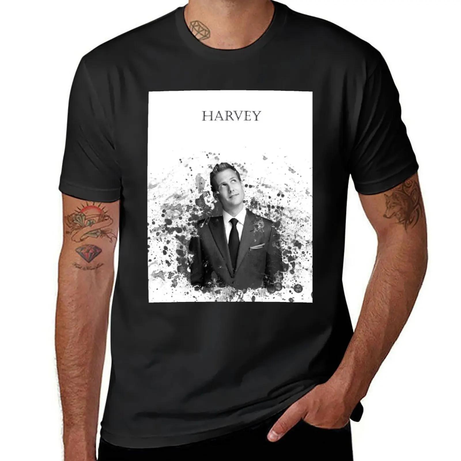 Harvey Specter T-Shirt vintage clothes heavyweights kawaii clothes oversizeds clothes for men