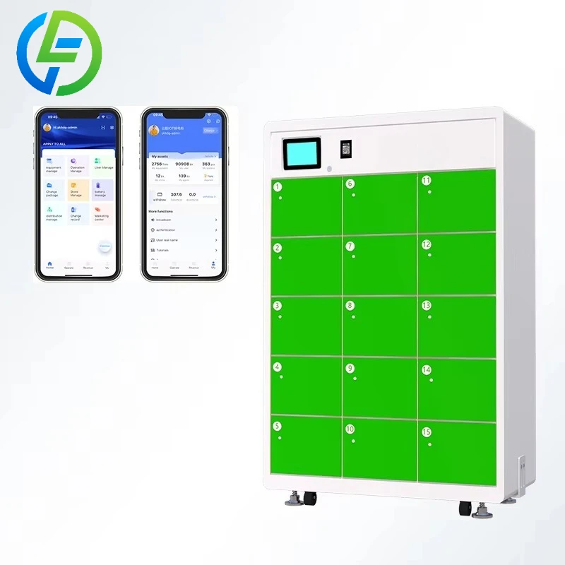 Customize Outdoor Charging Cabinet Battery Exchange Module Motorcycle Electric Bicycle Solar Energy Storage Charging Station