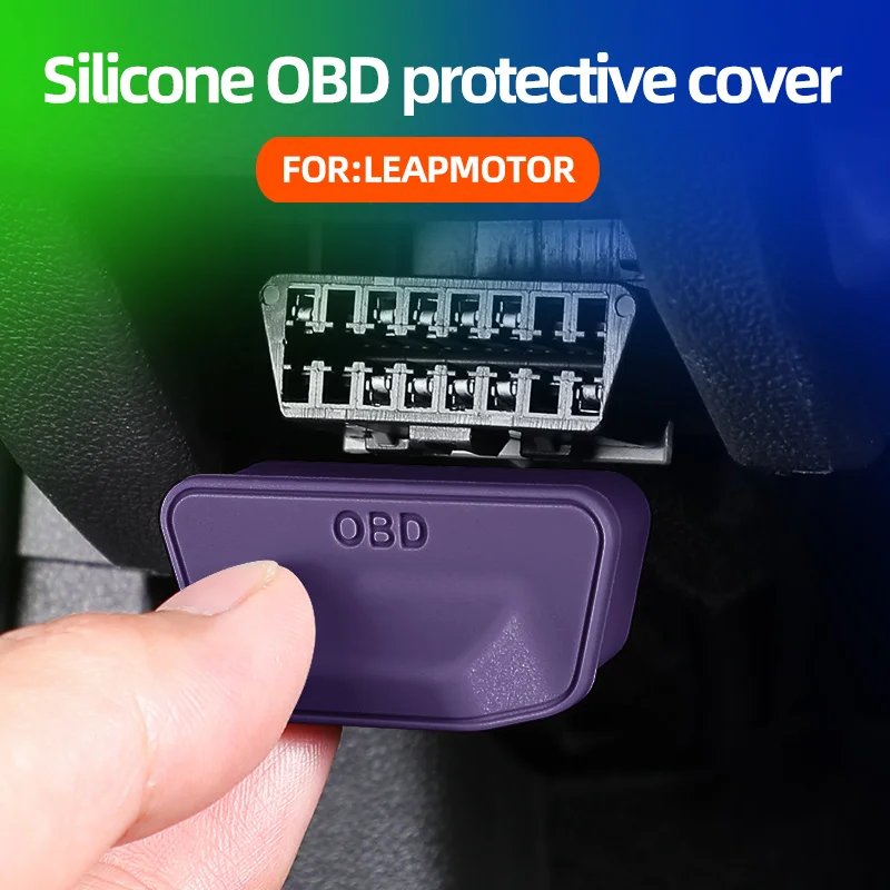 For Leapmotor Car OBD Diagnostic Interface Protective Cover Waterproof Rust-proof OBD Port Lock Protective Sleeve Interior Trim