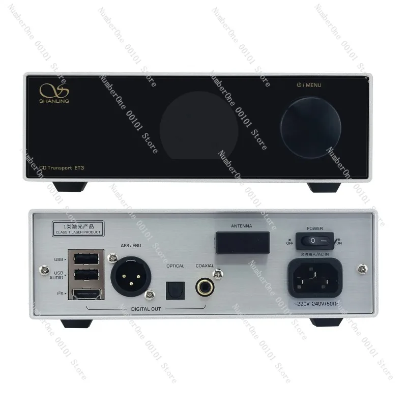 

SHANLING ET3 HiFi портативный CD-плеер многофункциональный цифровой транспортный проигрыватель компакт-дисков 110 В 220 В беспроводной потоковый Wi-Fi