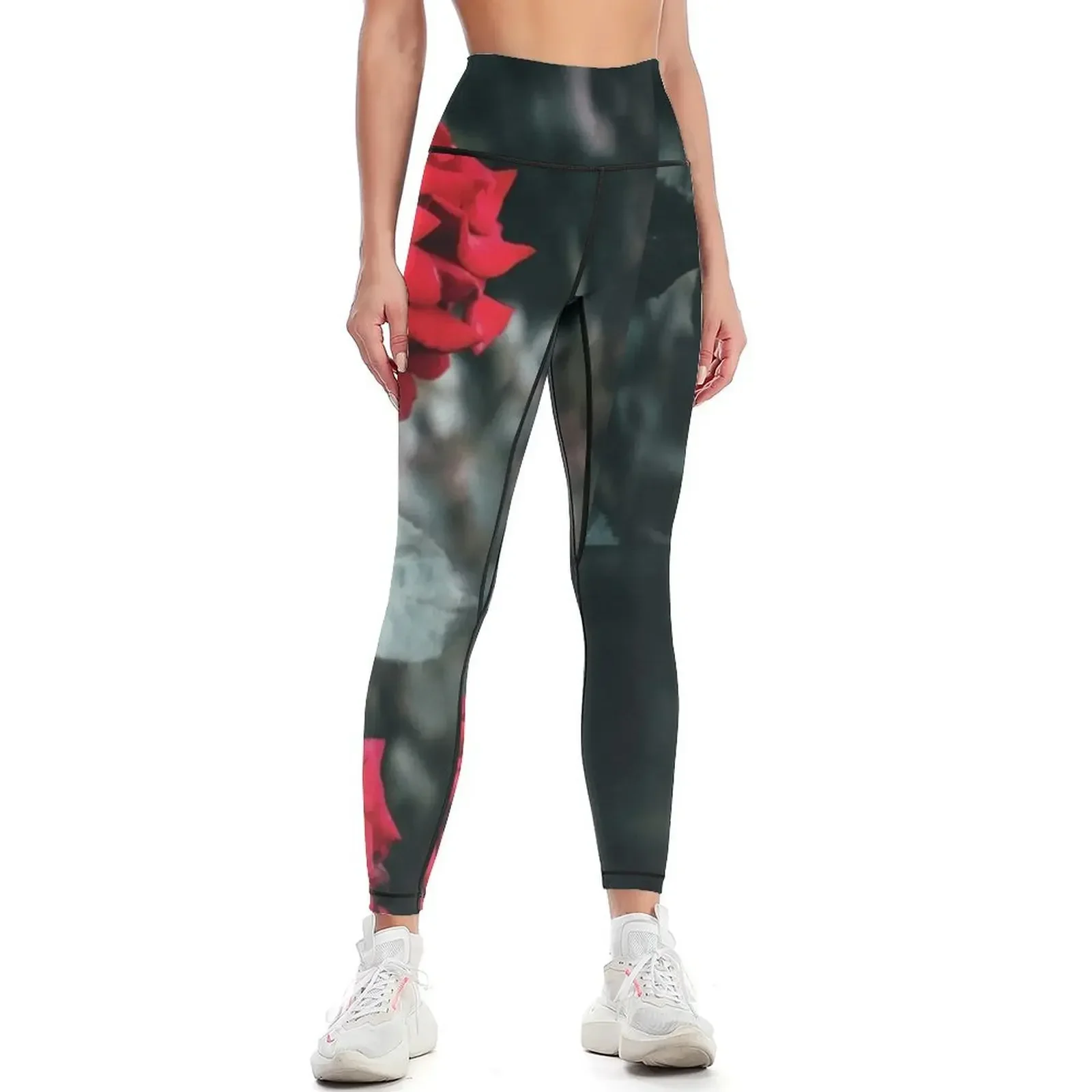 

Roses! Leggings sports shirts gym Sportswear woman gym exercise clothing for Jogger pants Womens Leggings