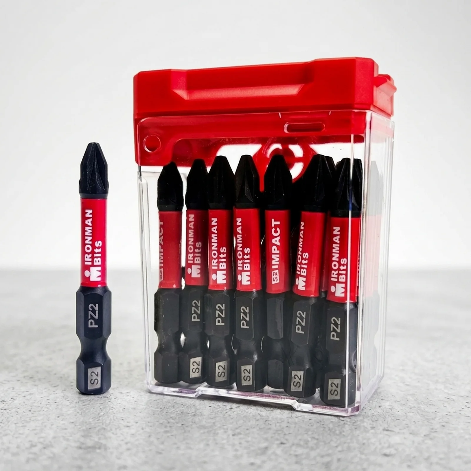 15pcs Pozidriv Driver Bits High-Strength S2 Steel Screwdriver Set for Woodworking DIY Home Repair Machinery Maintenance Tool