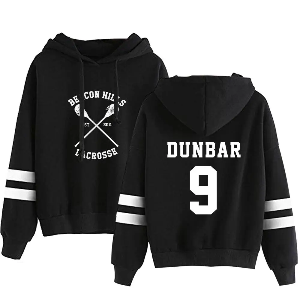 Hoodie serigala remaja, Hoodie lengan tanpa saku Unisex, Sweatshirt Wanita Pria, Hoodie Harajuku Streetwear DUNBAR 9 Fashion ukuran Plus