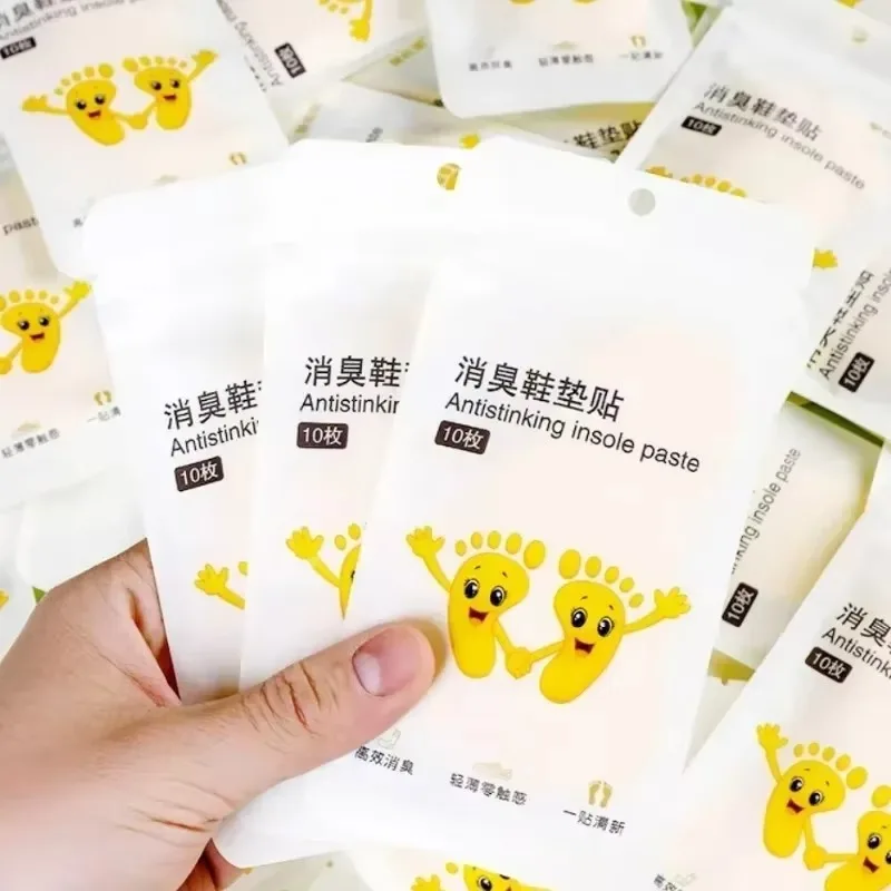 Shoes Odor Remover Deodorant Patch Lemon Flavor Foot Odor Deodorants Sneaker Smell Fresh Insole Antiperspirant Foot Care Sticker image 5