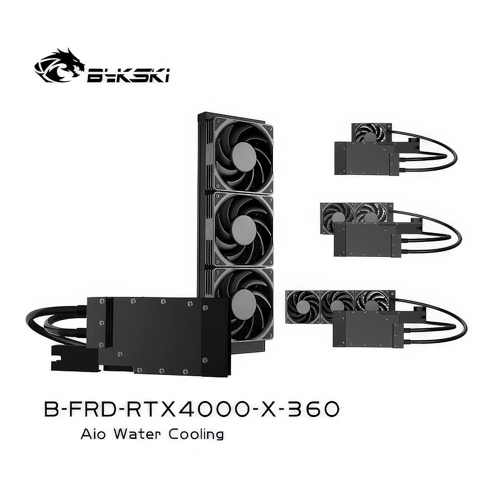 Bykski Integrated GPU Water Cooling Kit for NIVDIA RTX A4000 B-FRD-RTX4000-X