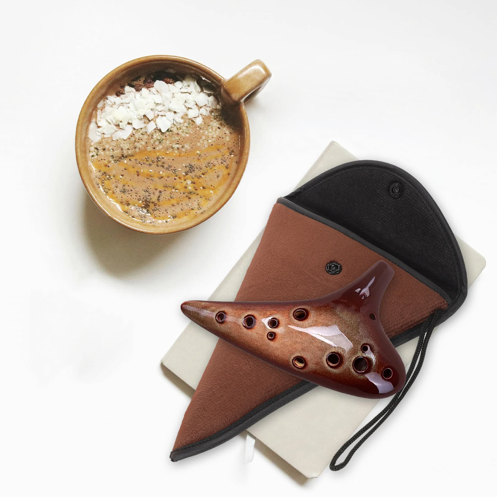 

3 Pcs Ocarina Protection Bag Instrument Parts Protective Cover Triangle Musical Non-woven Fabric Daily Use Storage