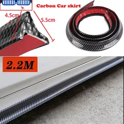 6D Carbon Car Door Side Skirts Stripes Lip Splitter For Bmw E90 E39 E46 E91 F30 G20 E60 F11 F10 F07 G30 E53 Series 1 2 4 6 3 5 7