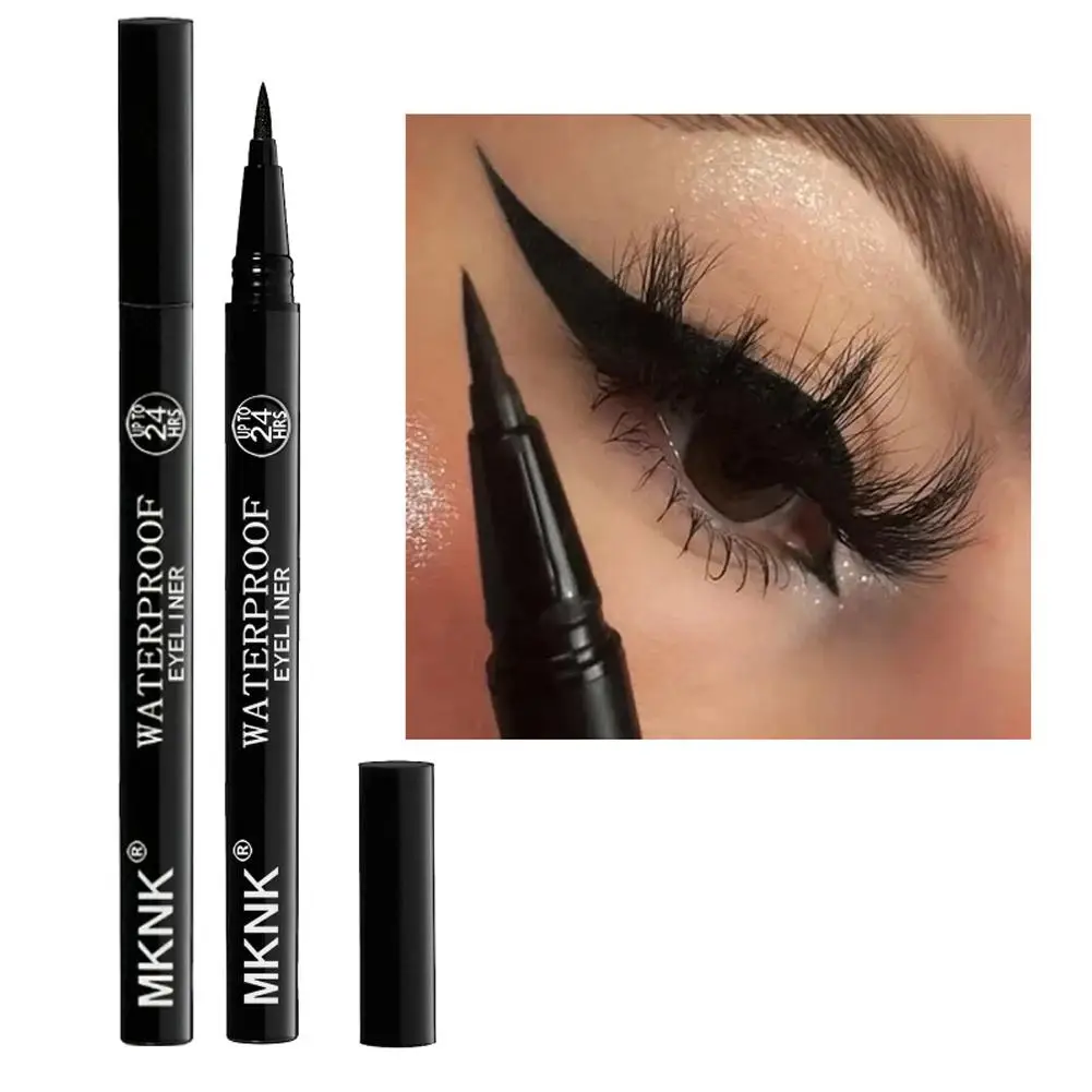 Quick-dry Eyeliner Pencil Makeup Waterproof Anti-Smudge Liquid Eyeliner Long Lasting Smooth Matte 24H Lasting Smooth Matte