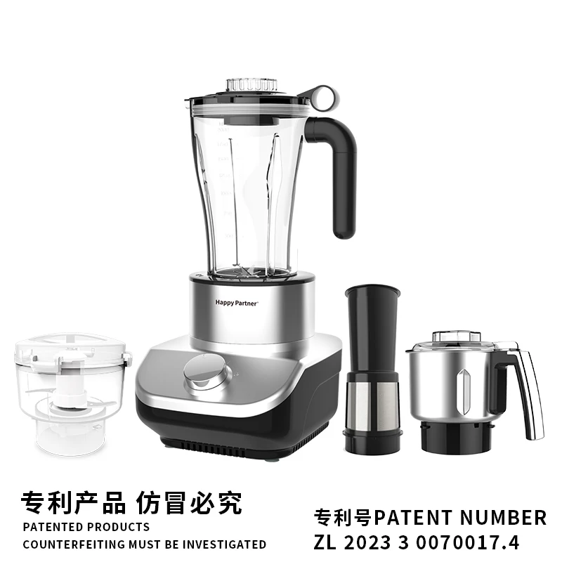 4 in 1 Versatile Kitchen Companion  Blender Efficient Copper Motor Button Controls Multi-Functional