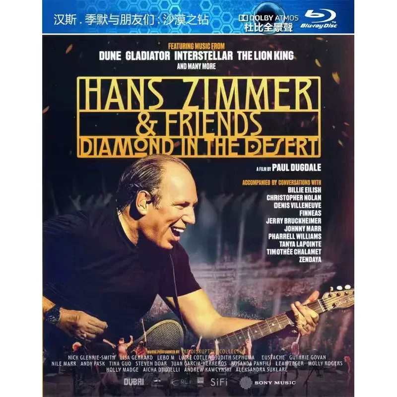 New Ultra Clear Blu-ray Hans Zimmer and Friends The Desert Diamond Concert