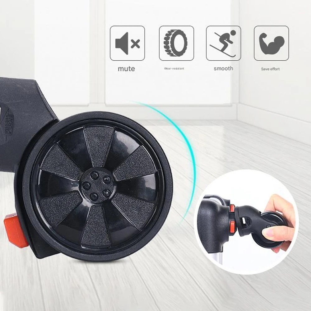 Cosmetic Case Rolling Luggage Makeup Train Trolley Large Capacity Suitcase with Lock Swivel Wheels For Salon Barber Manicurist