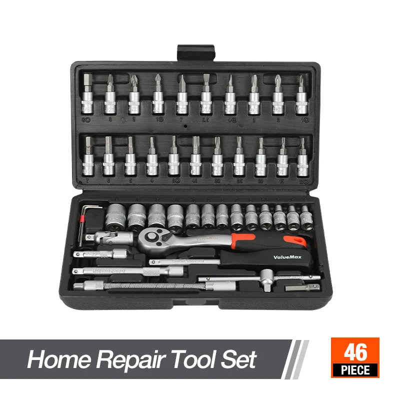 ValueMax Hand Tool Sets Car Repair Tool Kit Set 3/8\'\' 1/2\