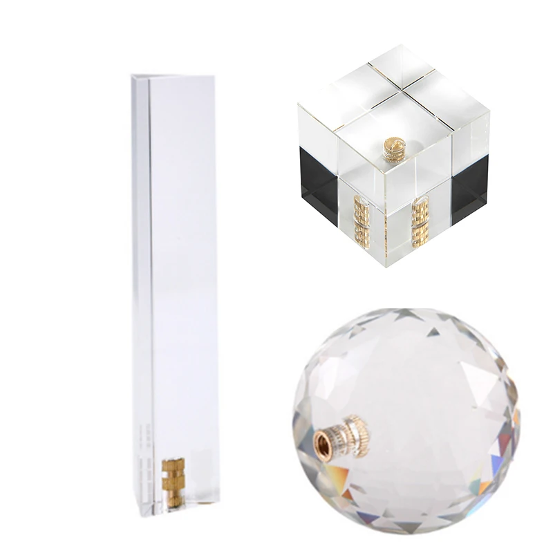 Crystal Prism DIY Photography Studio Accessories Crystal Prism Ball Prism Glass Filter DSLR Kaleidoscope Lens Filter Glass Block