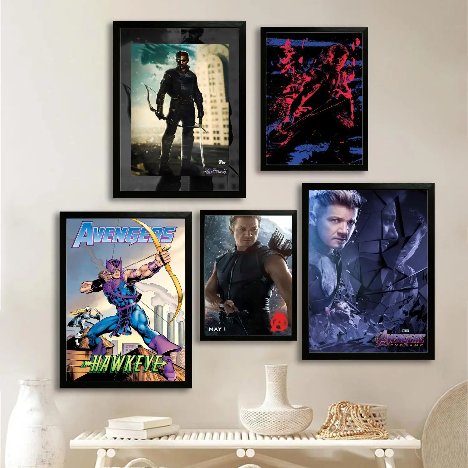 Hawkeye Canvas Art Poster and Wall Art, Picture Print, Modern Family Bedroom Decor,Decorative painting