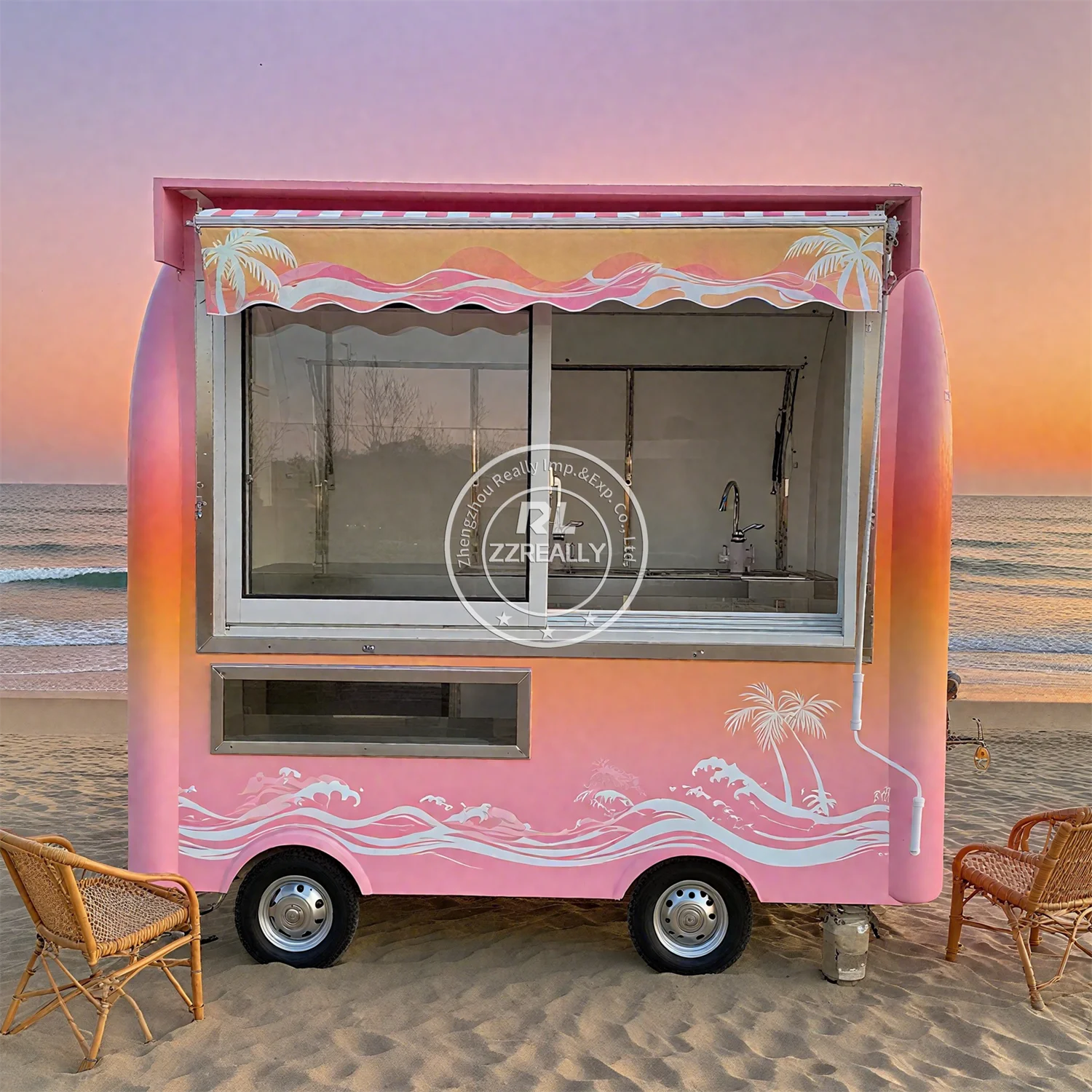 

Catering Food Truck Fully Equipped Taco Trailers Pizza Coffee Cart Ice Cream Cart BBQ Truck Mobile Kitchen Trailer Food Trailer