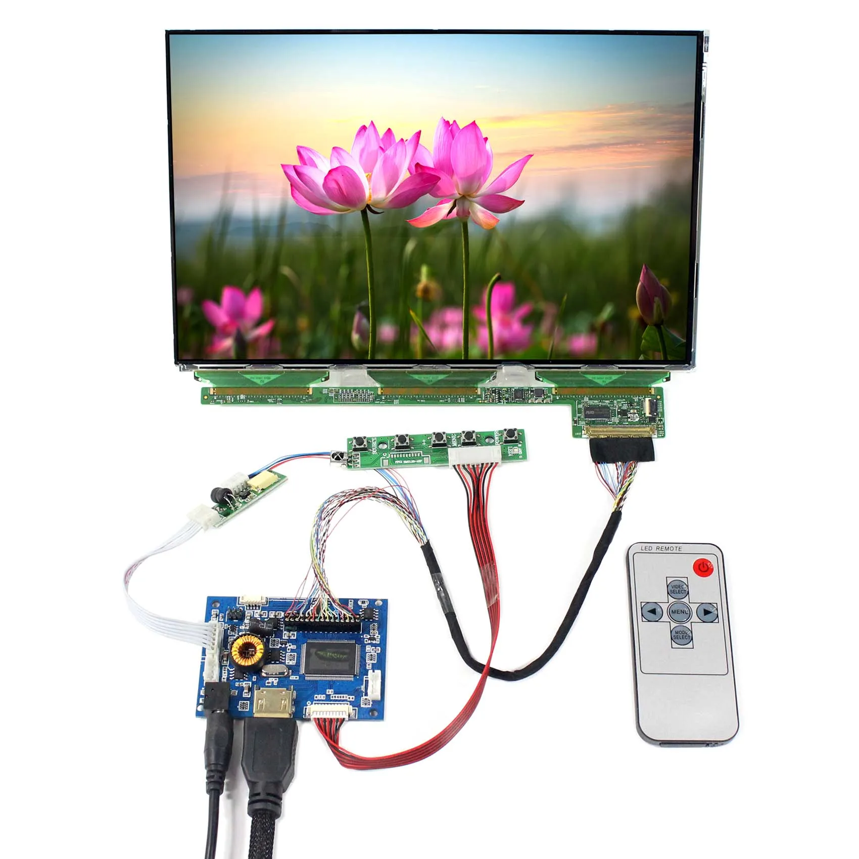 HD MI LCD Controller Board 10.1 in B101UAN02 1920x1200 IPS LCD Without Backlight