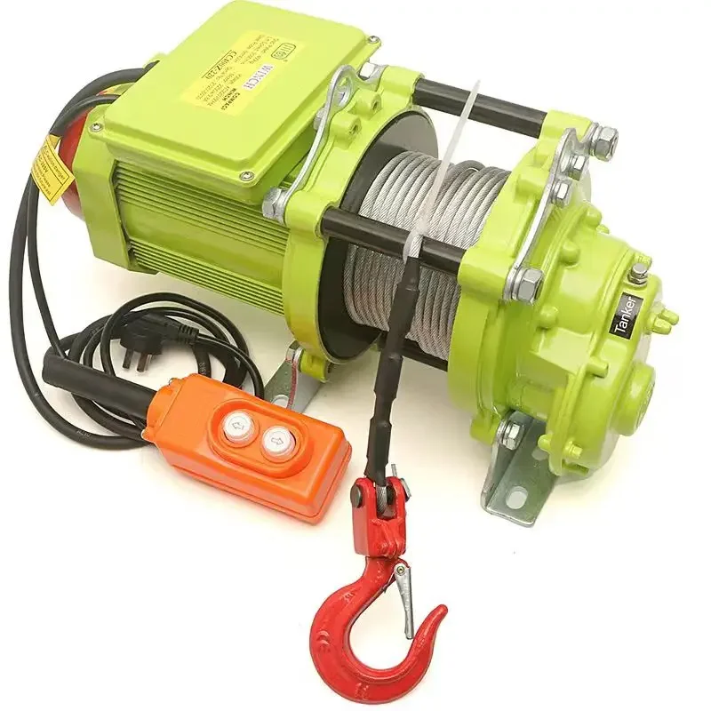 

Fast 220/380V Electric Hoist Brushless Motor High Quality Wire Rope 400kg Load Capacity 30M Lift Height Metal Construction
