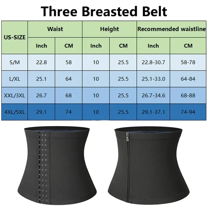 Waist Control Shaper Girdle Shapewear Corset Sweat Tummy Workout Sauna Thermo Abdomen Fat Men Gym Slimming Trainer Burning Belt