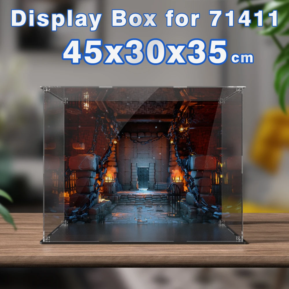 Acrylic display box for toy bricks 71411 Building block set dustproof showcase assembled model display case