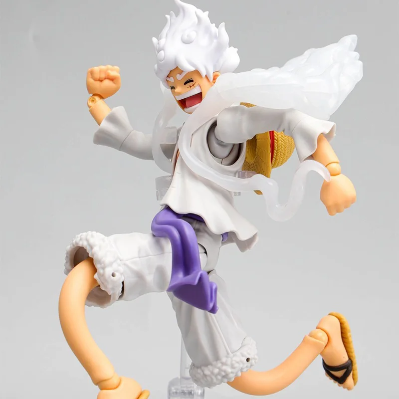 متوفر في المخزون بانداي S.H.Figuarts SHF قطعة واحدة MONKEY.D.LUFFY GEAR5 أطقم منمذجة شخصيات الحركة لعبة مجسمة هدية للأطفال #5