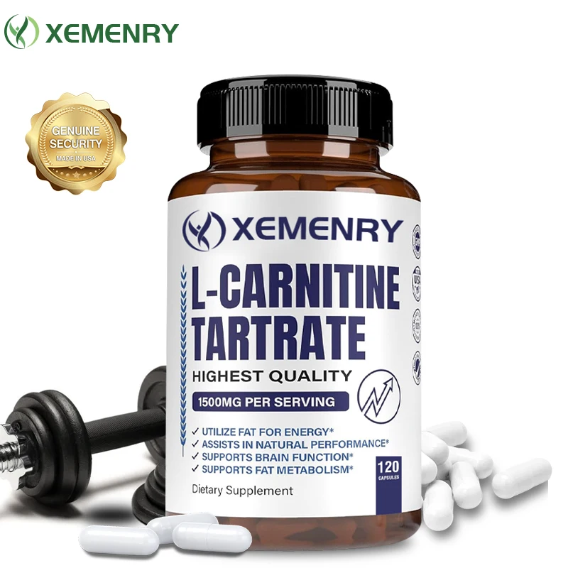 

L-Carnitine Tartrate - Supports Metabolism, Boosts Natural Energy, Relieves Fatigue, and Maintains Overall Brain Health