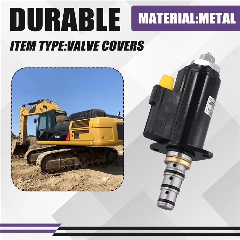 

Excavator Solenoid Valve For Caterpillar Excavator CAT 318C 319D 320B 320C 320D 322B 322C 324D 325B 116-3526 315-4412