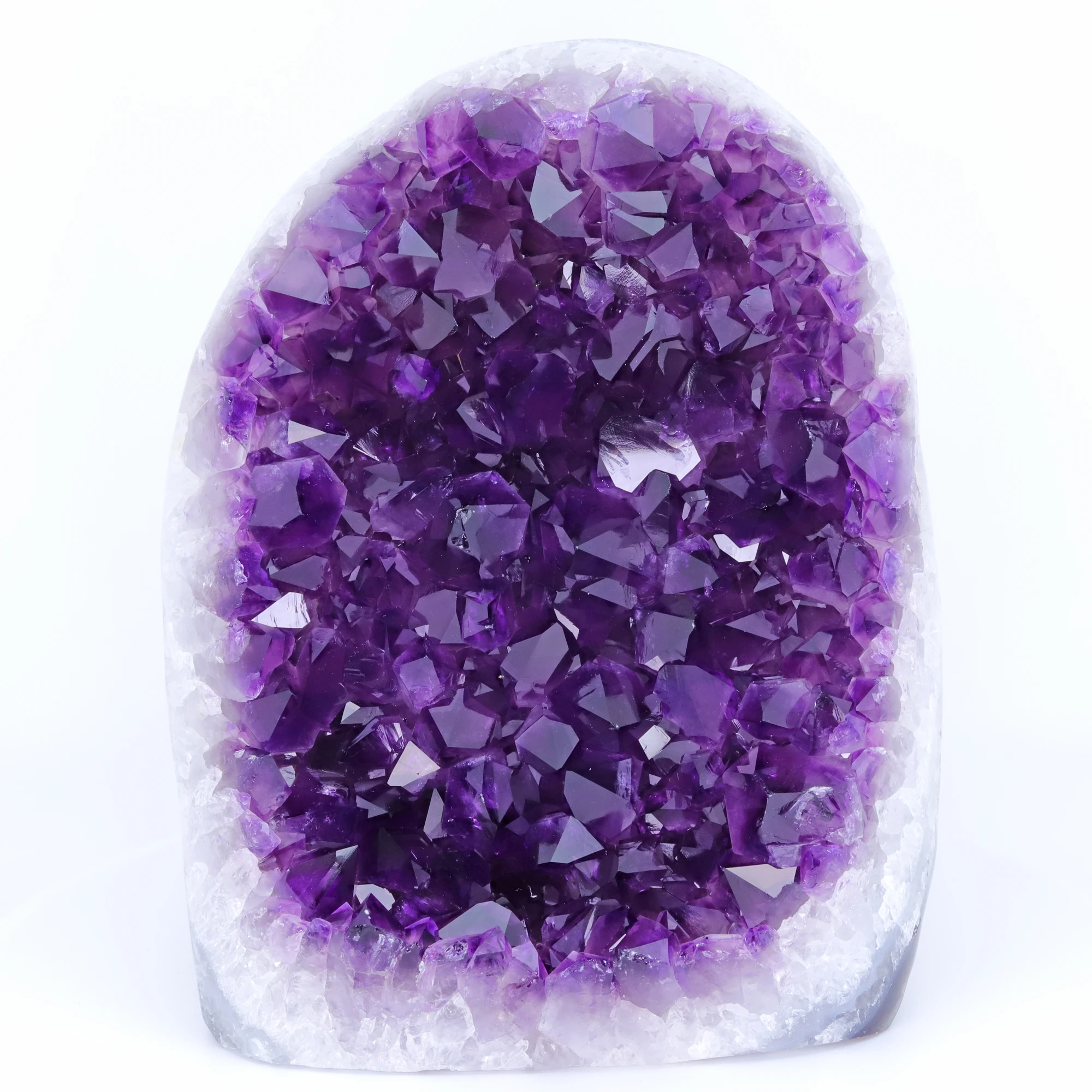 Große Große 2-6Kg Natürliche Amethyst Geode Kristall Quarz Cluster Traum Probe Energie Healing Donner Ei Großhandel