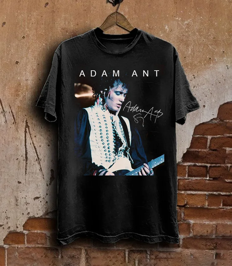 

Adam Ant Performing In Concert Signed Gift Unisex T-Shirt All Size S To 5XL