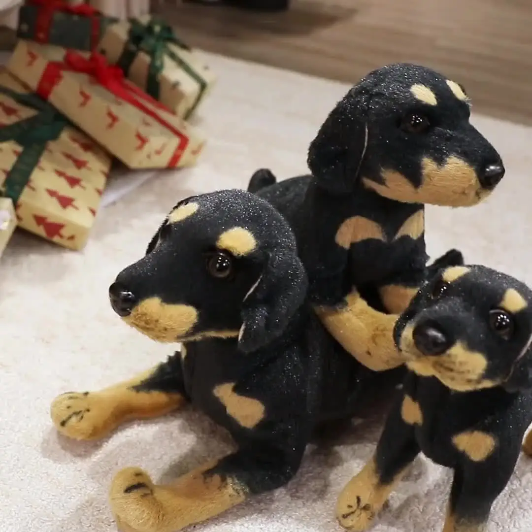 rottweiler full size stuffed dog
