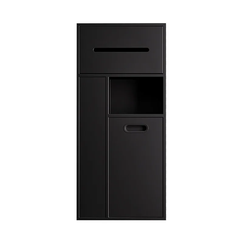 

Bathroom Recessed Cabinet Stainless Steel Built In Toilet Wall Niche Embedded Toilet Brush Holder Multifunction Trash Bin