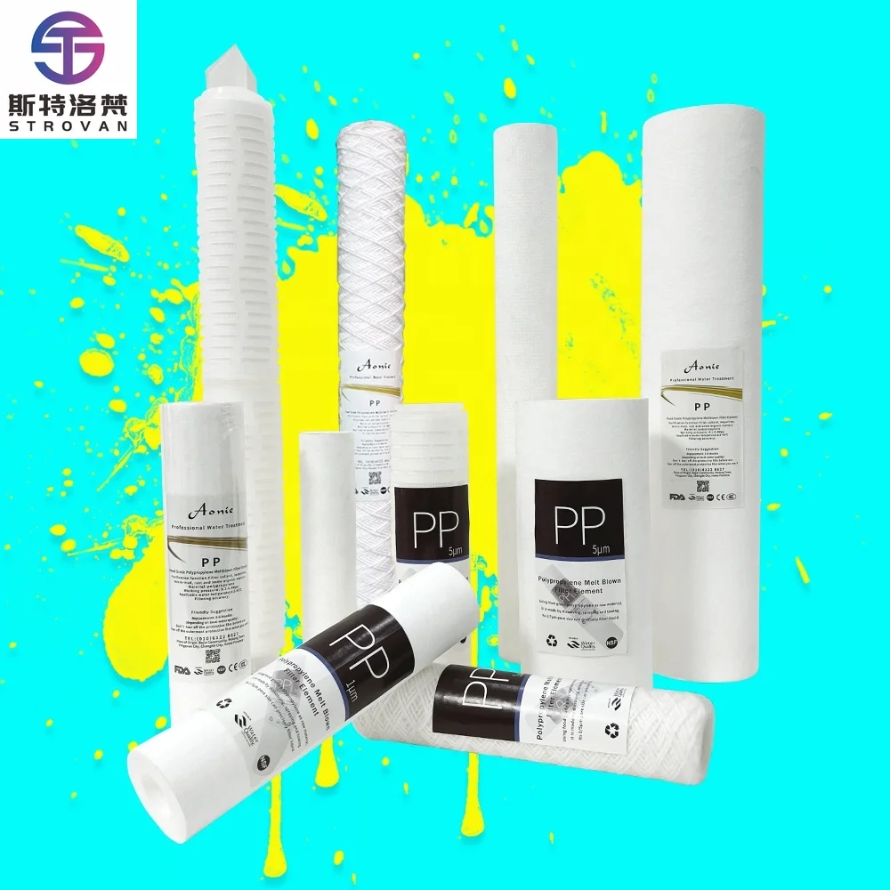 STLF filtre à eau d'osmose de haute qualité PP cartouche filée pièces de filtre à eau 10 pouces