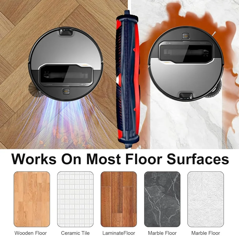 

【Shopper’S Favorite】2PCS Anti-Tangle Roller Brush For Roborock Saros Z70/G30 Space Vacuum Cleaner Spare Parts Anti Entanglement