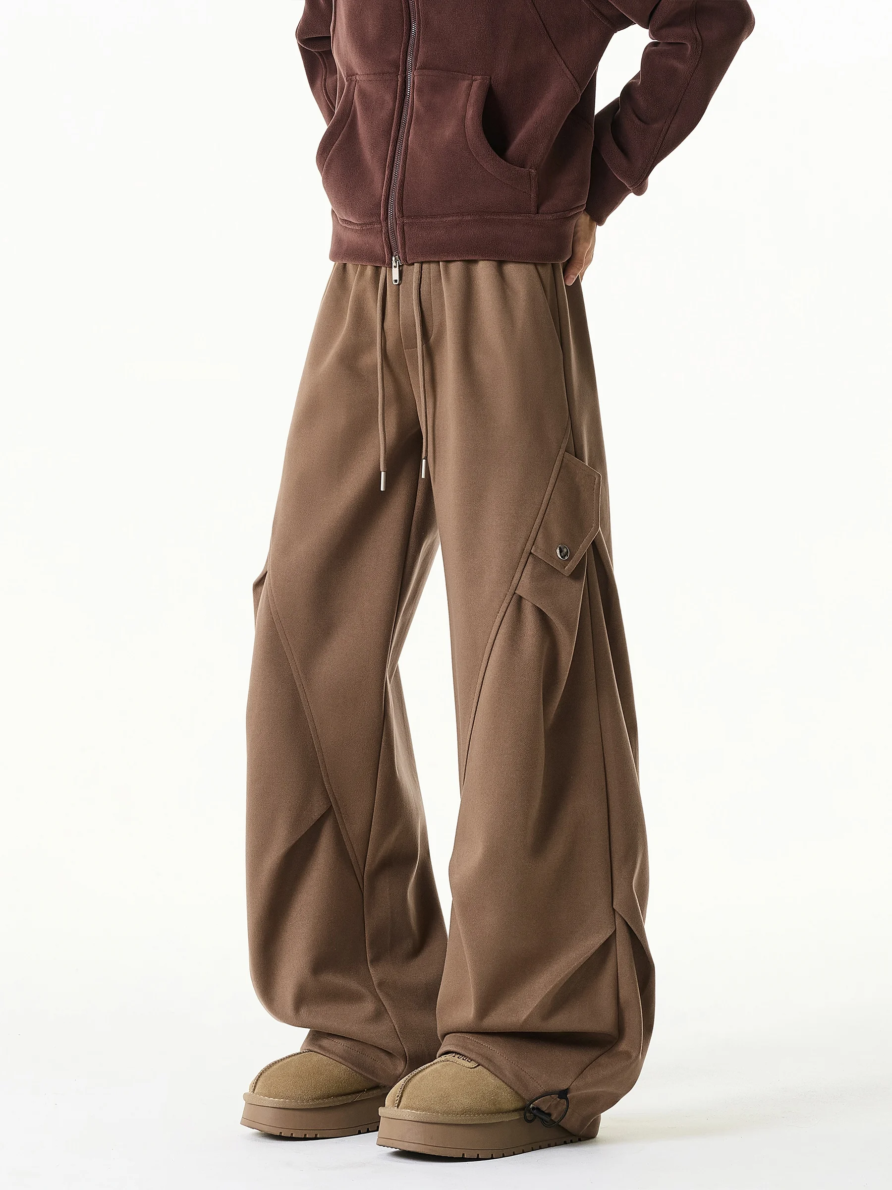 

Мужские утепленные рабочие брюки Heavyweight Fce Starry Night для осени и зимы, повседневные свободные прямые брюки из полиэфирного волокна