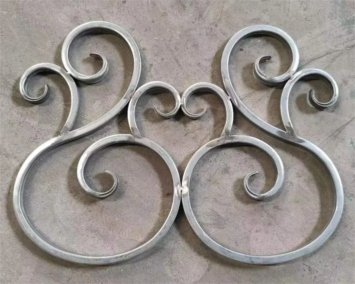 Wrought iron pipe scroll making machine Cold pressing flower tube machine