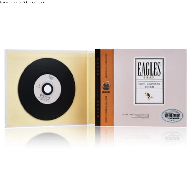 قرص قرص مضغوط للسيارة من الفينيل من فندق كاليفورنيا (أغنية أوروبية أمريكية كلاسيكية)، 3 قطع قرص مضغوط موسيقي، فرقة روك، قرص مضغوط روك #4