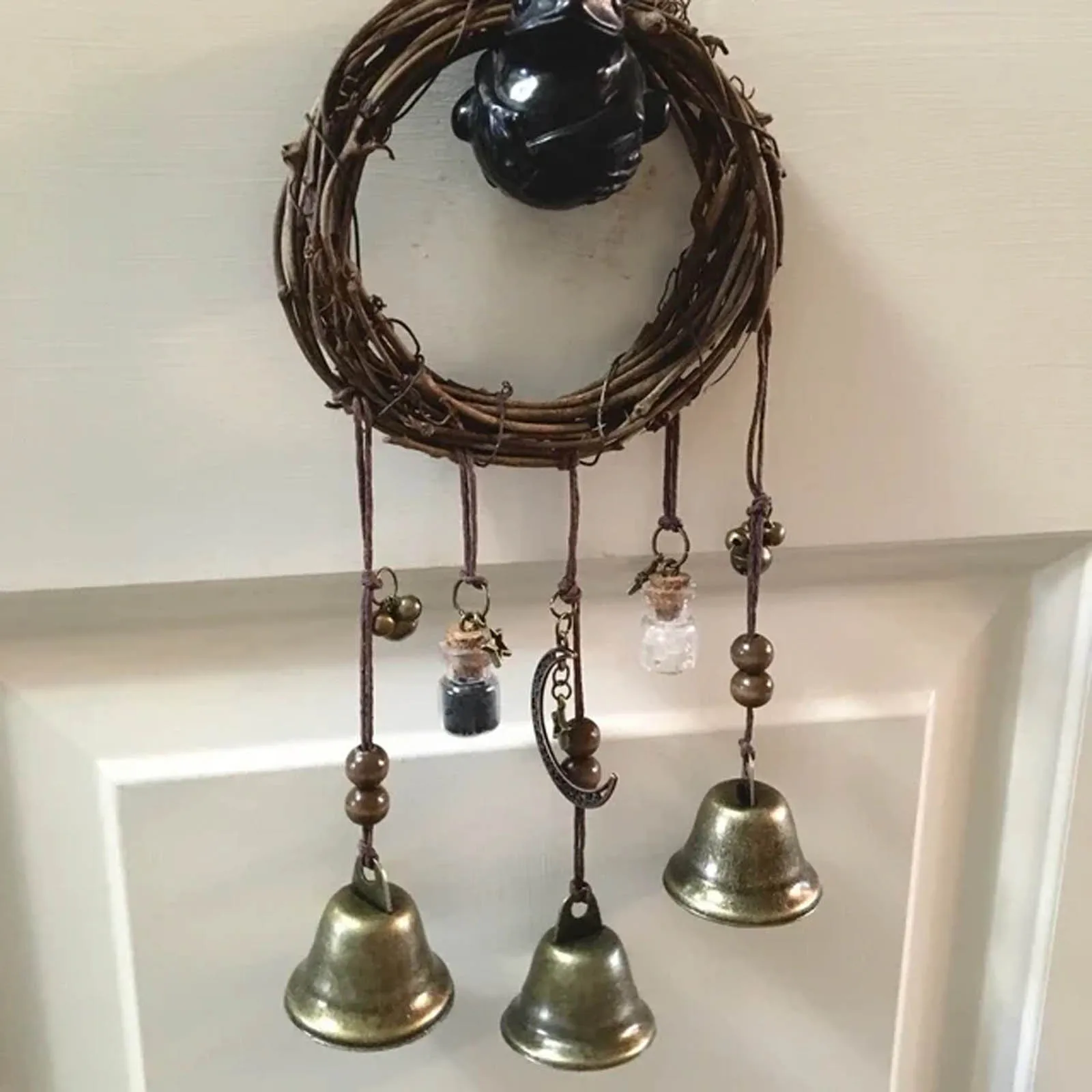 

​1PC Witch Bell Protection Door Handle Pendant Hanging Witch Bells Witchcraft Bells Supplies for Home Decor