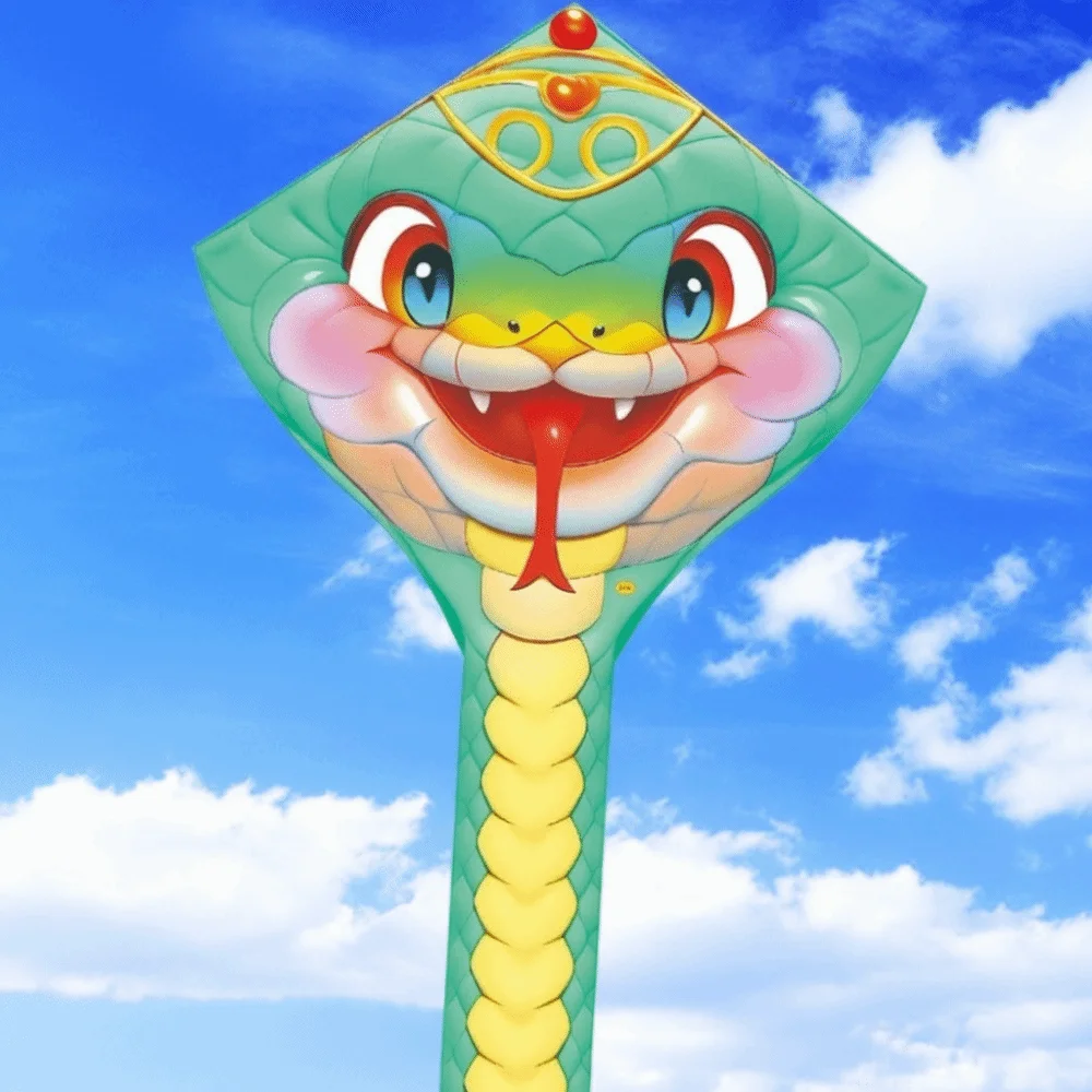 Cerf-volant serpent facile à voler de 4.75M, serpent fort, Animal volant, cerf-volant à vent de 100 mètres, corde de cerf-volant à longue queue, jouet volant d'extérieur