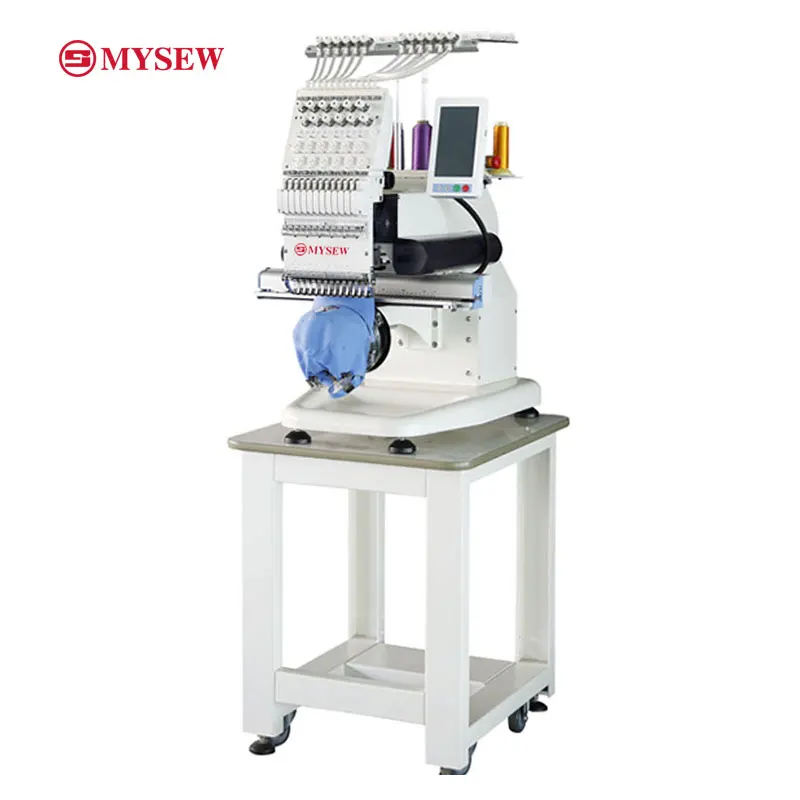 MHS1201(500*800mm) 12 needle single head computerised sewing machine industrial embroidery machine for sale