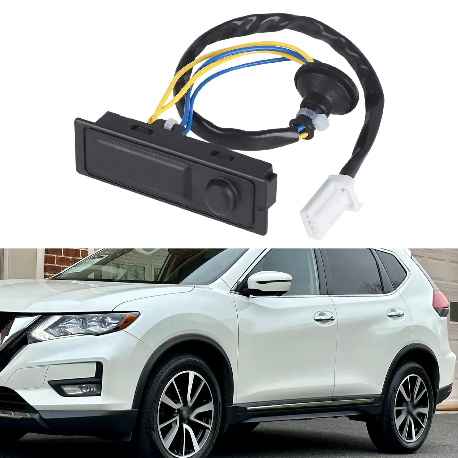 

Rear Liftgate Tailgate Trunk Lid Open Release Switch 25380-4BA1A Easy Installation Replacement for Nissan Rogue 2014-2020