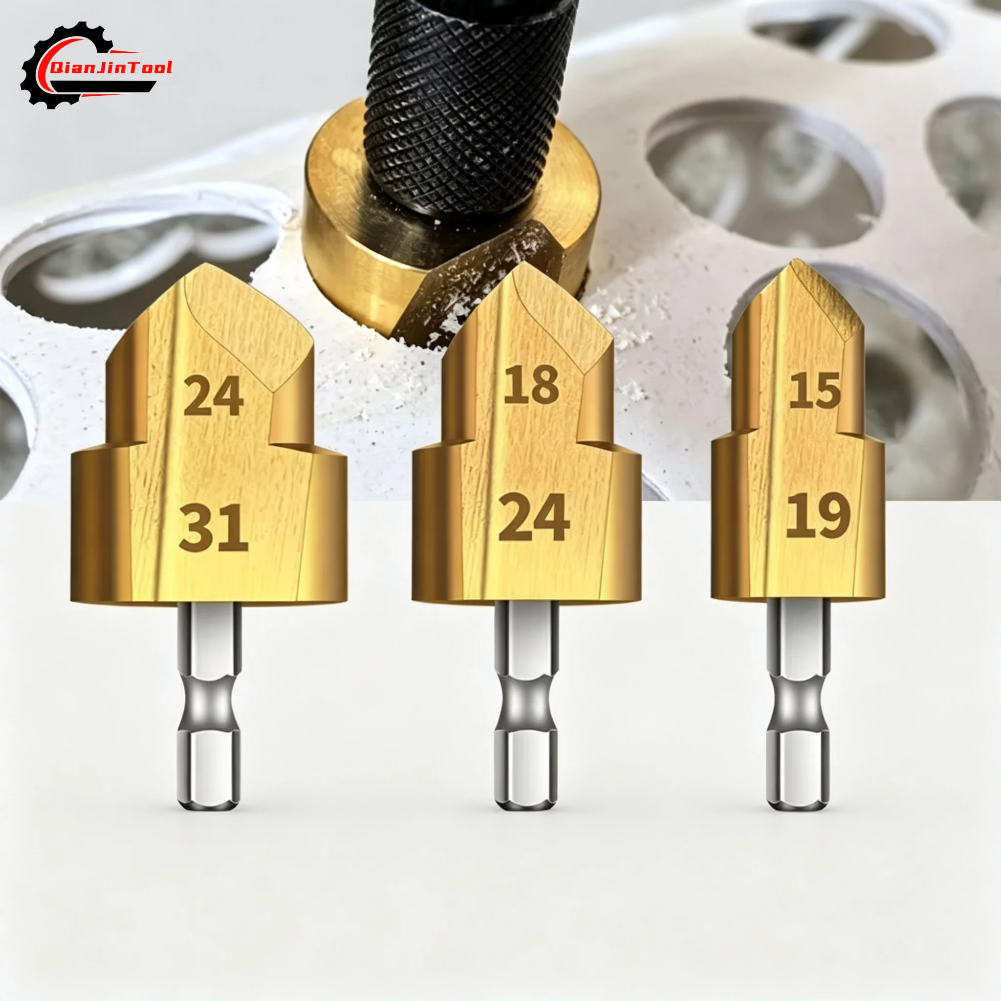 ﻿ PPR Lifting Drill Bit Stepped Drill 15-19/18-24/24-31 Reamer For 1/2