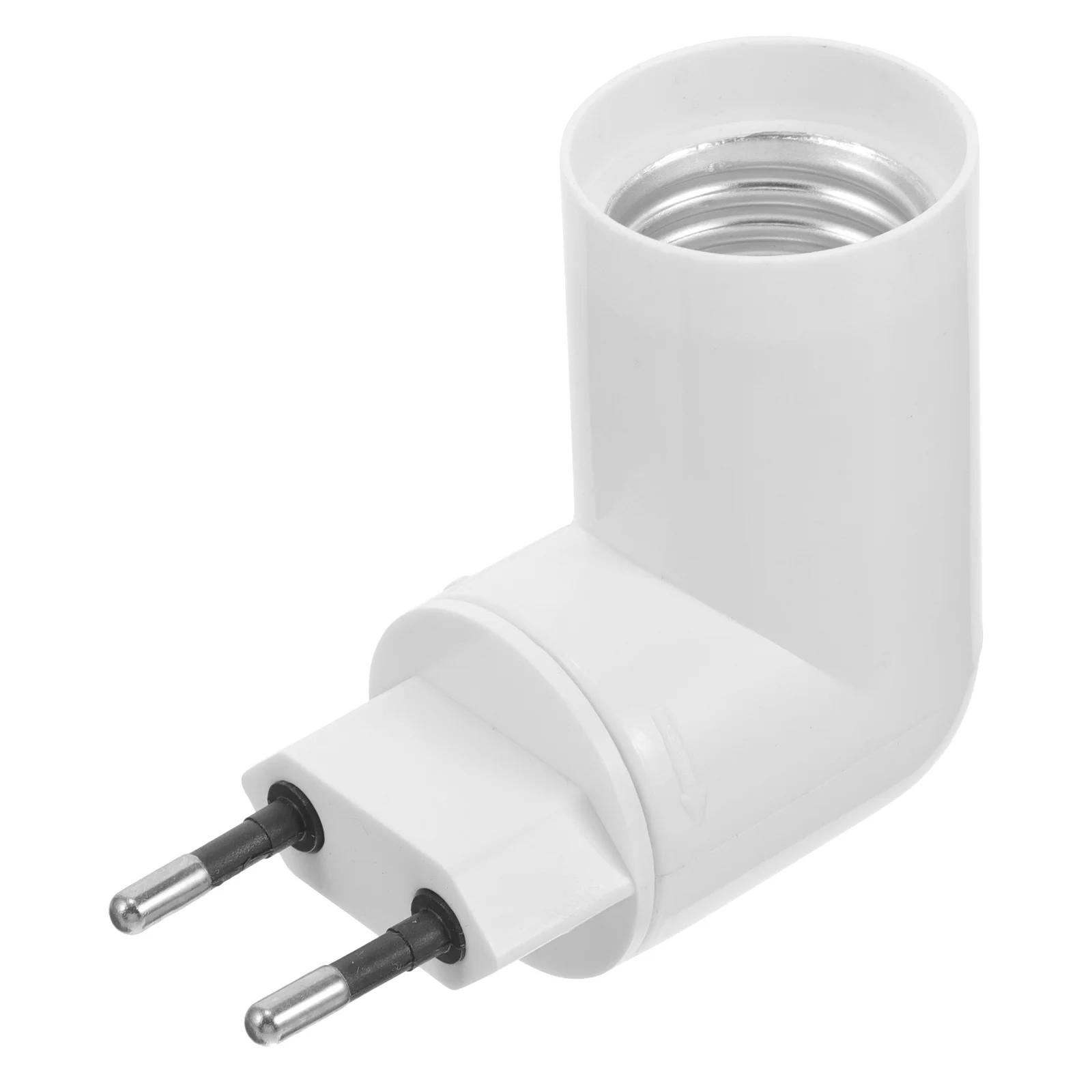 1 قطعة E27 محول مأخذ التوصيل النيكل مطلي النحاس النحاس ورقة موصل دائم حامل مصباح محول لورشة مكتب المنزل #6