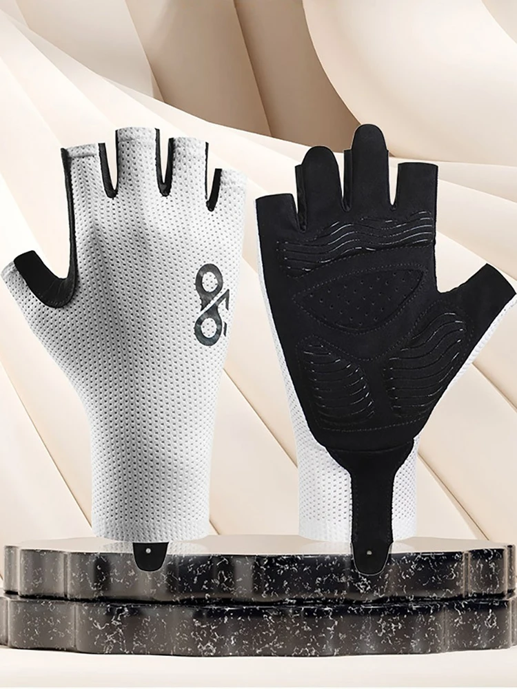 AliExpress GTUBIKE Summer Cycling Gloves Fingerless Gloves Anti-slip Bicycle Lycra Fabric Half Finger Mitten for Mtb Road Bike Sport Racing
